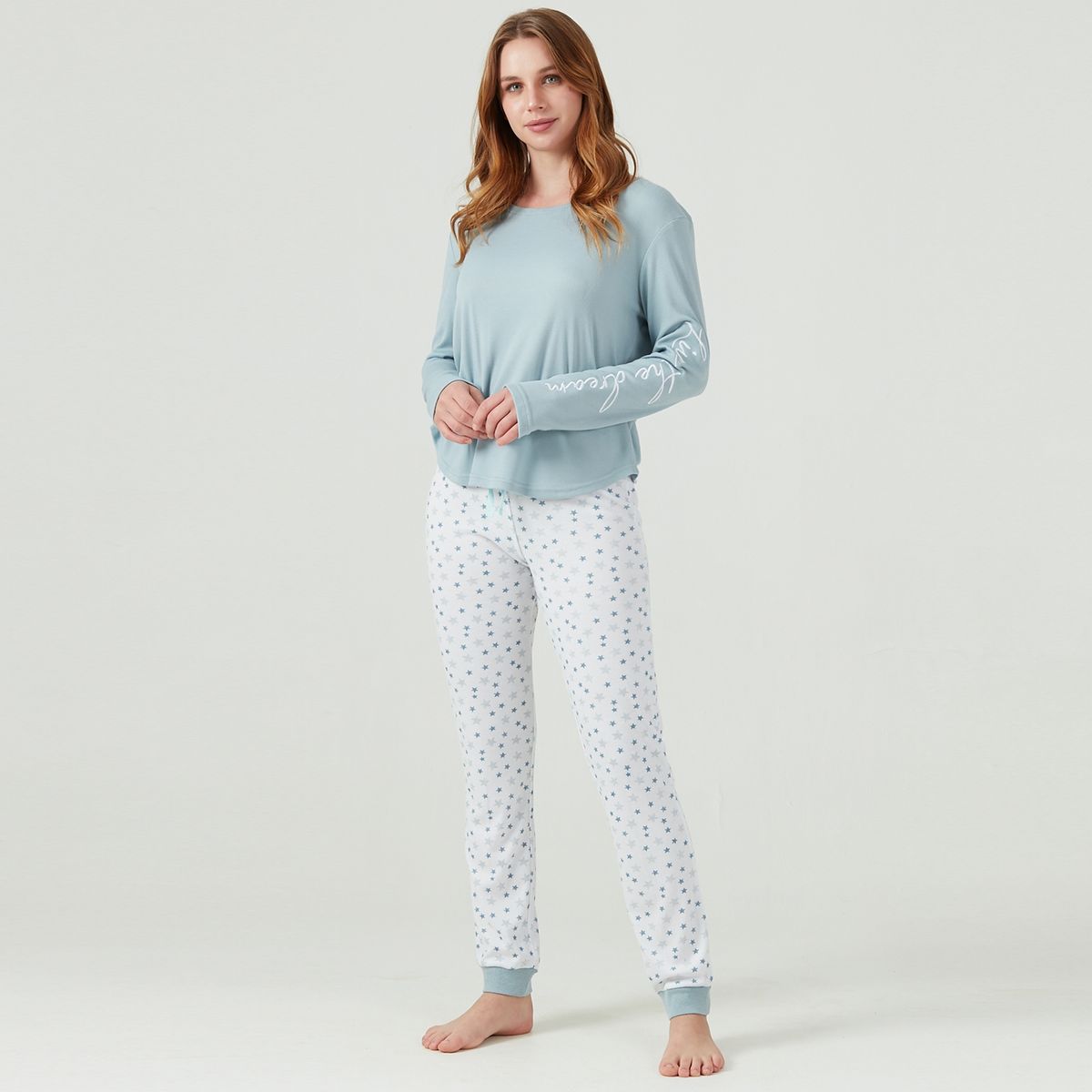 BARBIZON - Pijama Francesca Celeste