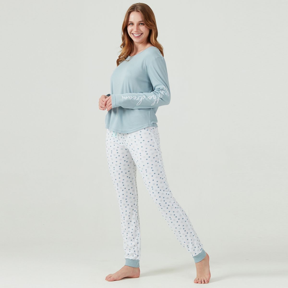 BARBIZON - Pijama Francesca Celeste