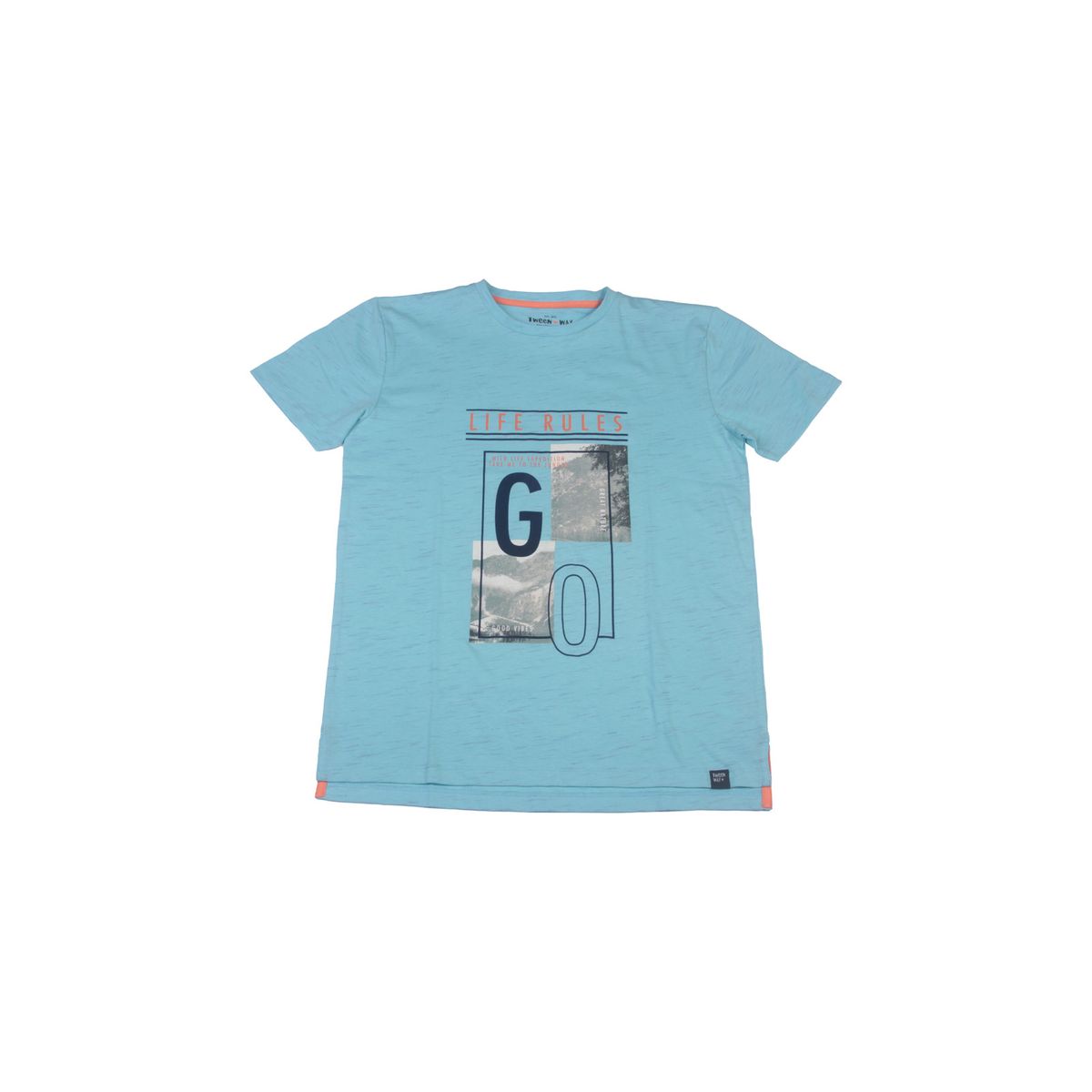 PILLIN - Polera Niño Celeste Pillin PILLIN