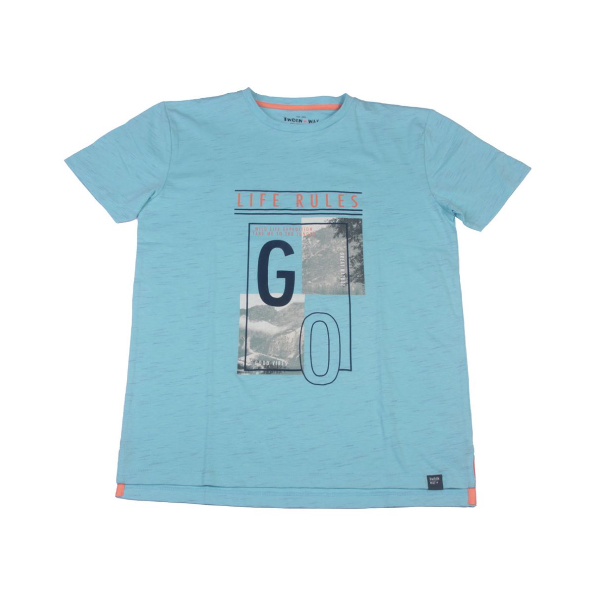 PILLIN - Polera Niño Celeste Pillin PILLIN