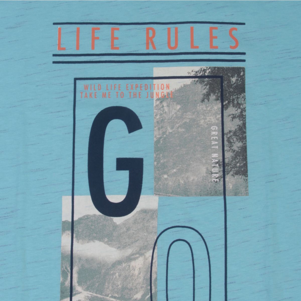 PILLIN - Polera Niño Celeste Pillin PILLIN