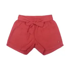 PILLIN - Short Niña Rojo