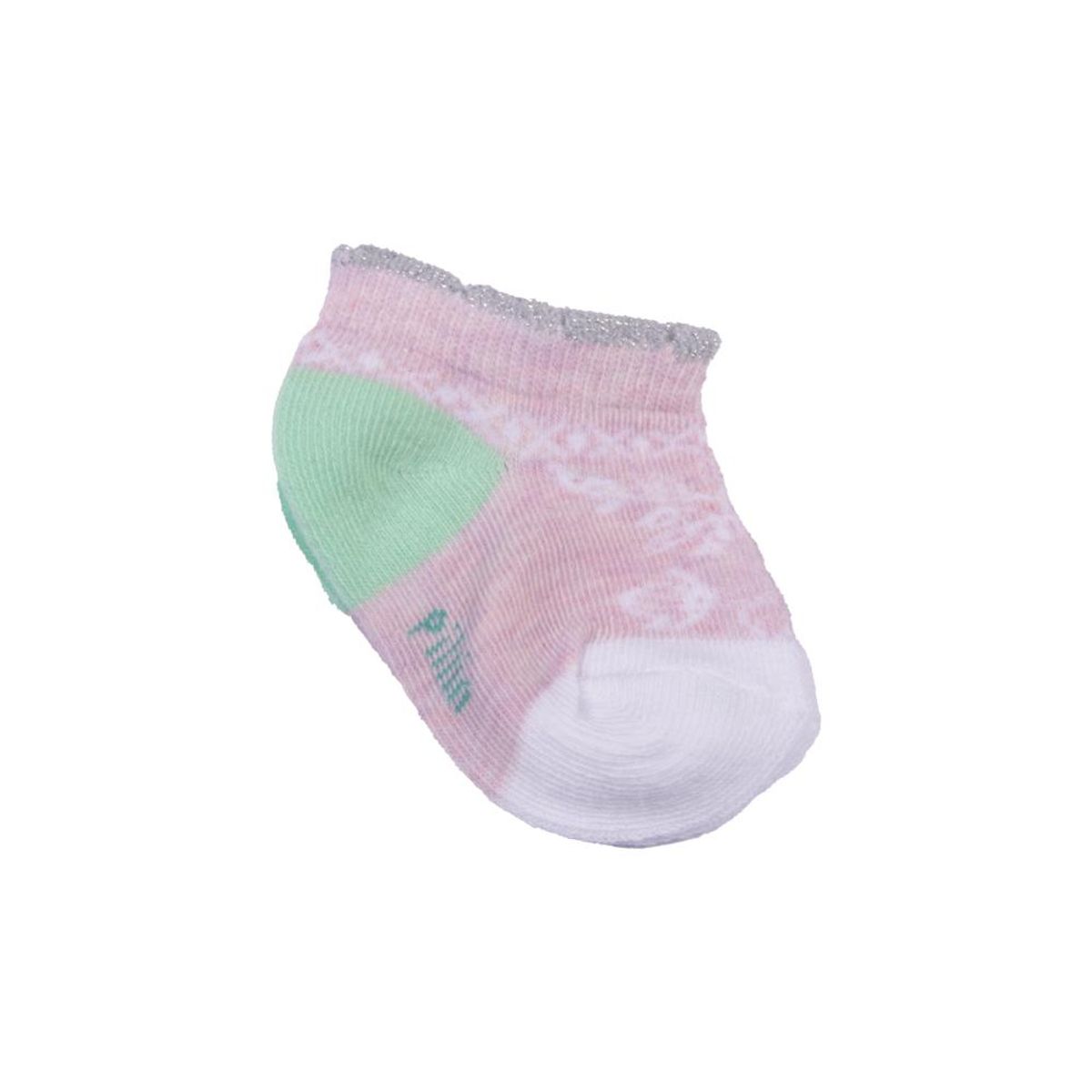PILLIN - Set 3 Pzas Calcetín Bebe Niña Multicolor Pillín - Rosa