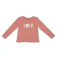 PILLIN - Polera Manga Larga Niña Rojo - Rojo