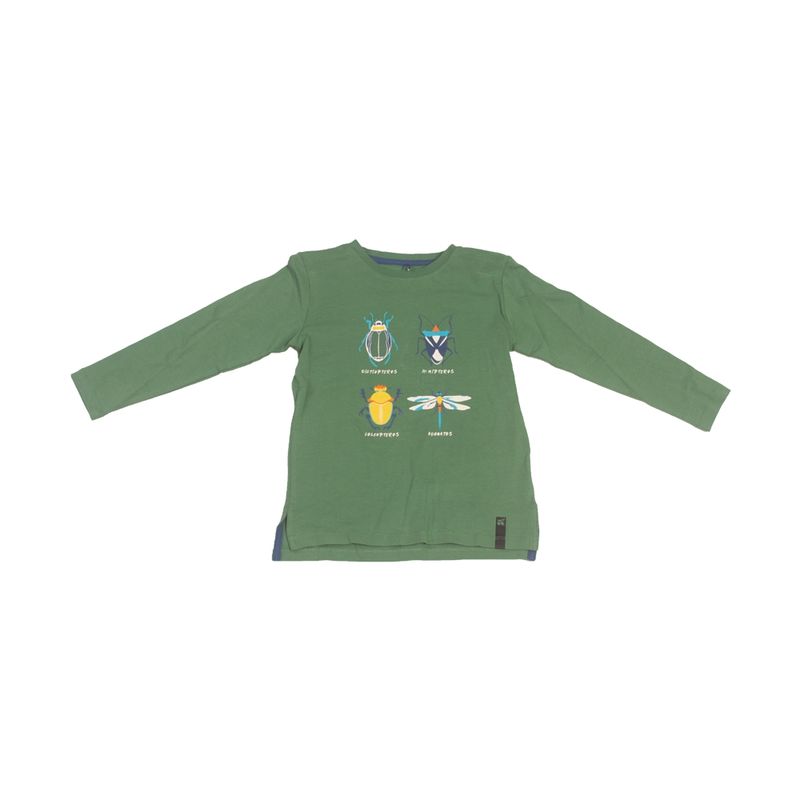 PILLIN - Polera M/L Niño Verde Pillin PILLIN