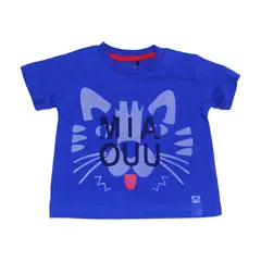 PILLIN - Polera Bebe Niño Azul