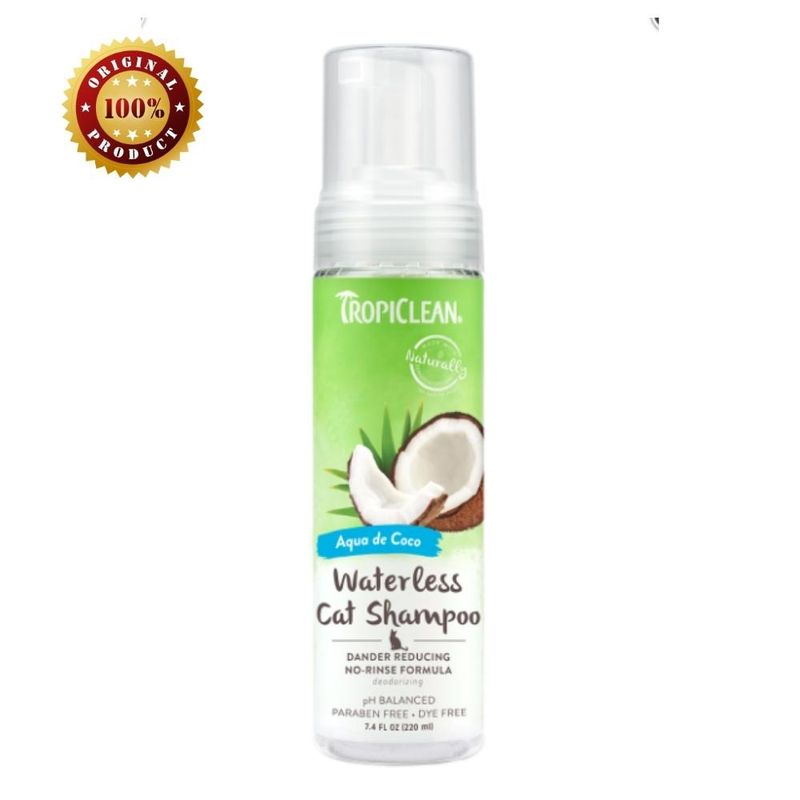 TROPICLEAN - Shampoo En Seco Gato Anti Caspa Tropiclean 220 Ml