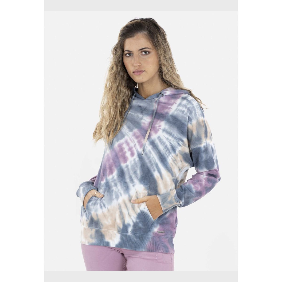 MAUI AND SONS - Poleron PURPLE RAINBOW HOODIE Mujer Multicolor Maui and Sons