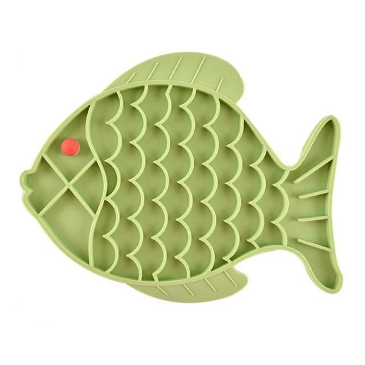 GENERICO - Comedero Lento Slow Food Para Gatos - Verde