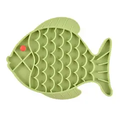 GENERICO - Comedero Lento Slow Food Para Gatos - Verde