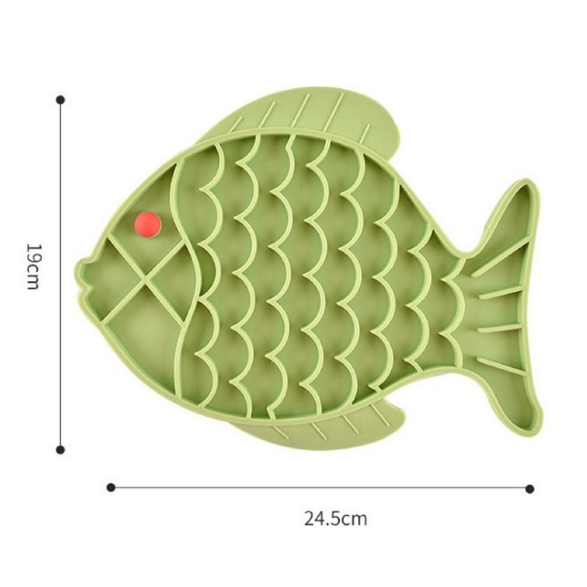 GENERICO - Comedero Lento Slow Food Para Gatos - Verde