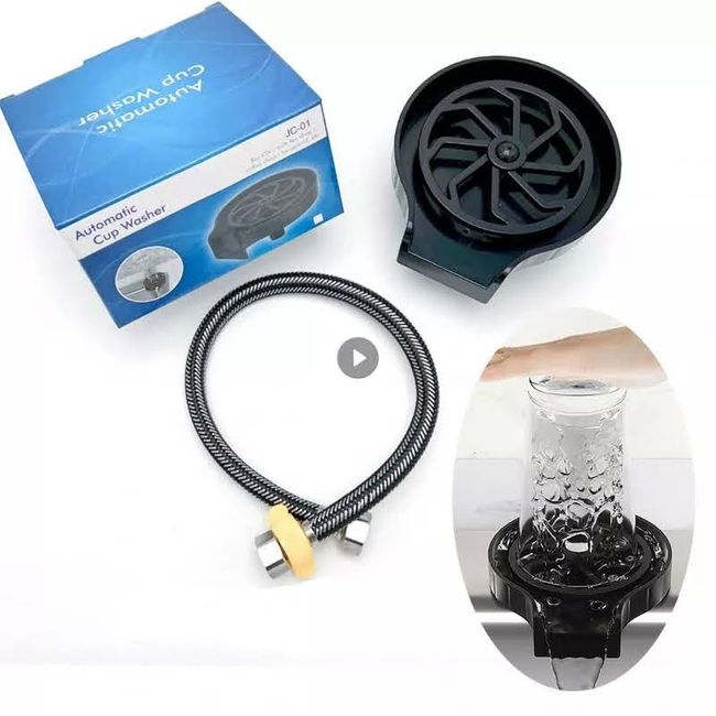 GENERICO - Lavador Limpiador Automático Para Vaso Tazas Cocina Lava Vasos y Copas