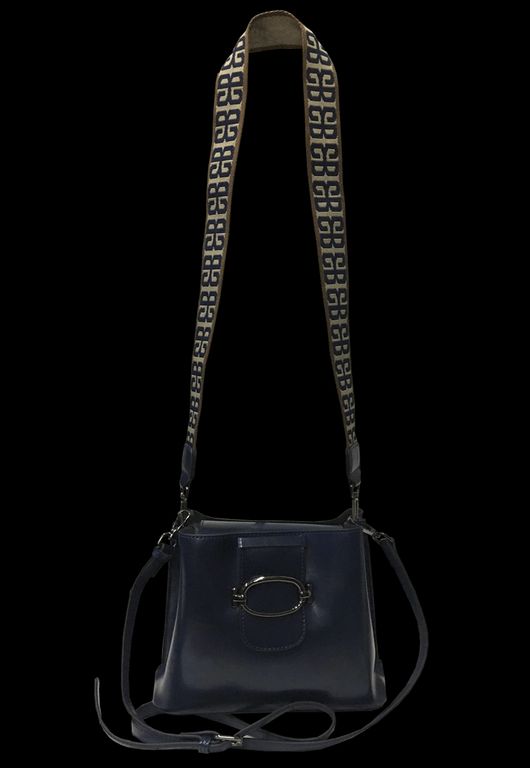 Cartera Cuero Mujer Azul Marino Azul Marino TALLA UNICA