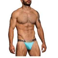 PALI - PACK JOCKSTRAP CLÁSICO - BRIEF TELA PERFORADA - SHORT “EFECTO CUERO”