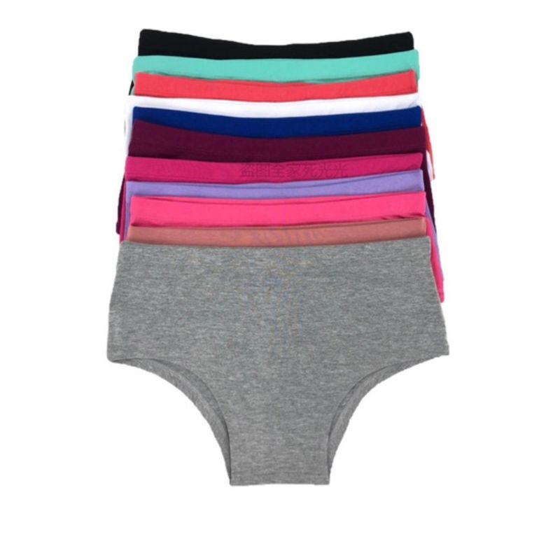 HENNE CLOTHING - Pack 12 - Ropa interior de Algodón - Calzones mujer
