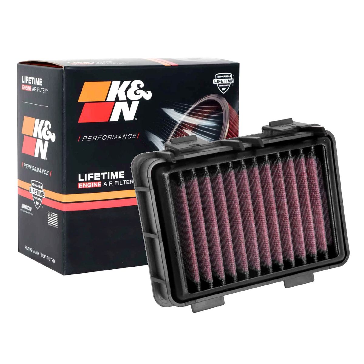 GENERICO - Filtro de Aire KyN Alto Flujo KTM Duke 250, Duke 390 KT-1217
