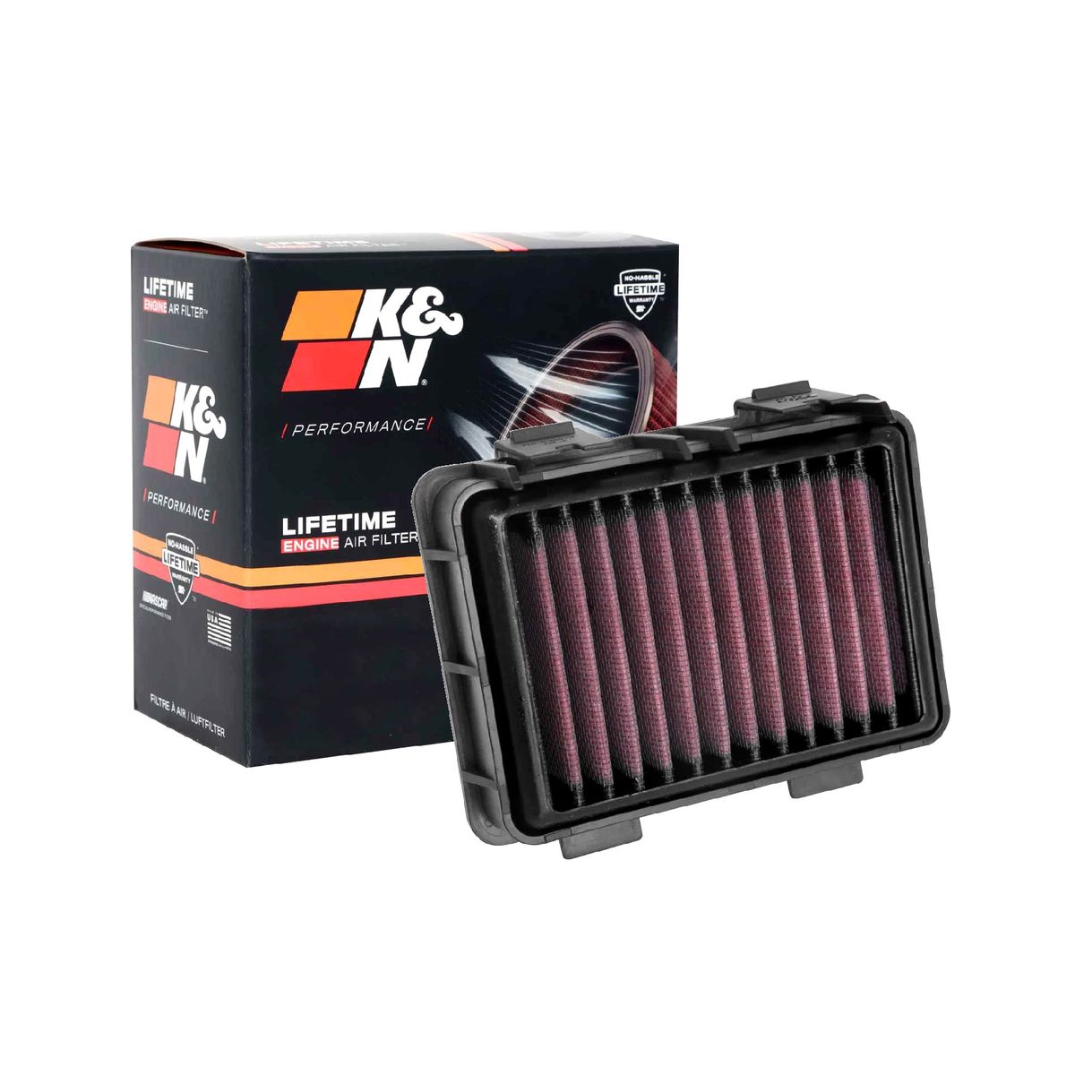 GENERICO - Filtro de Aire KyN Alto Flujo KTM Duke 250, Duke 390 KT-1217