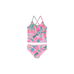 H2O WEAR - Traje de Baño Niña Tankini UV30+ Coral