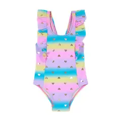 H2O WEAR - Traje de Baño Bebe Niña UV 30 Rosa - Rosa