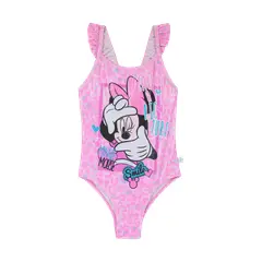 DISNEY - Traje de Baño Entero Niña Minnie Rosado
