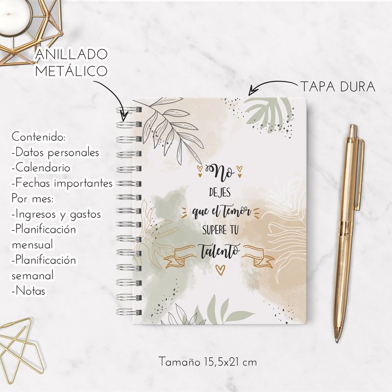FATI - Planner Anual Botánico No fechado