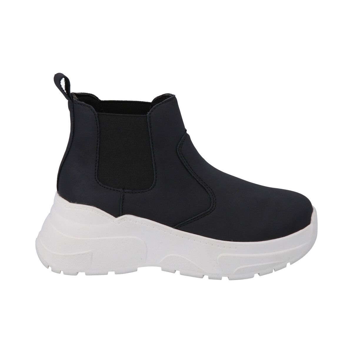 POLICE - Botin Mujer Negro Plataforma Dunkin Police