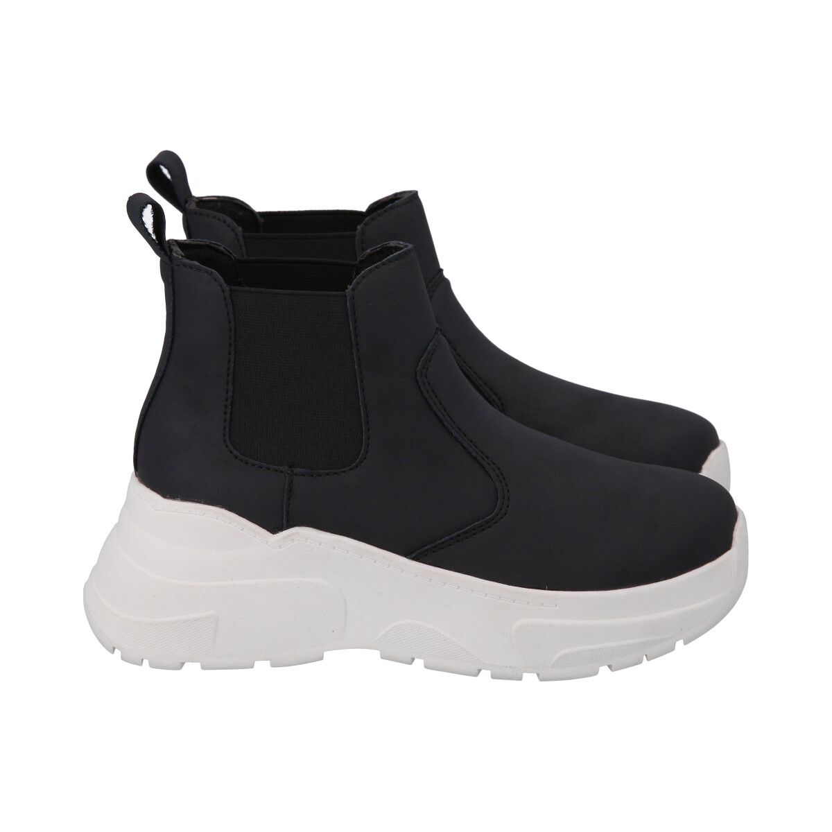 POLICE - Botin Mujer Negro Plataforma Dunkin Police