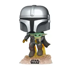 FUNKO - Pop Star Wars Mandaloriano Con Grogu 402