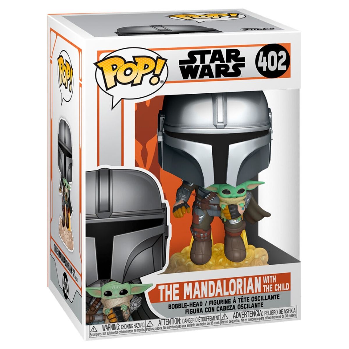 FUNKO - Funko Pop Star Wars Mandaloriano Con Grogu 402