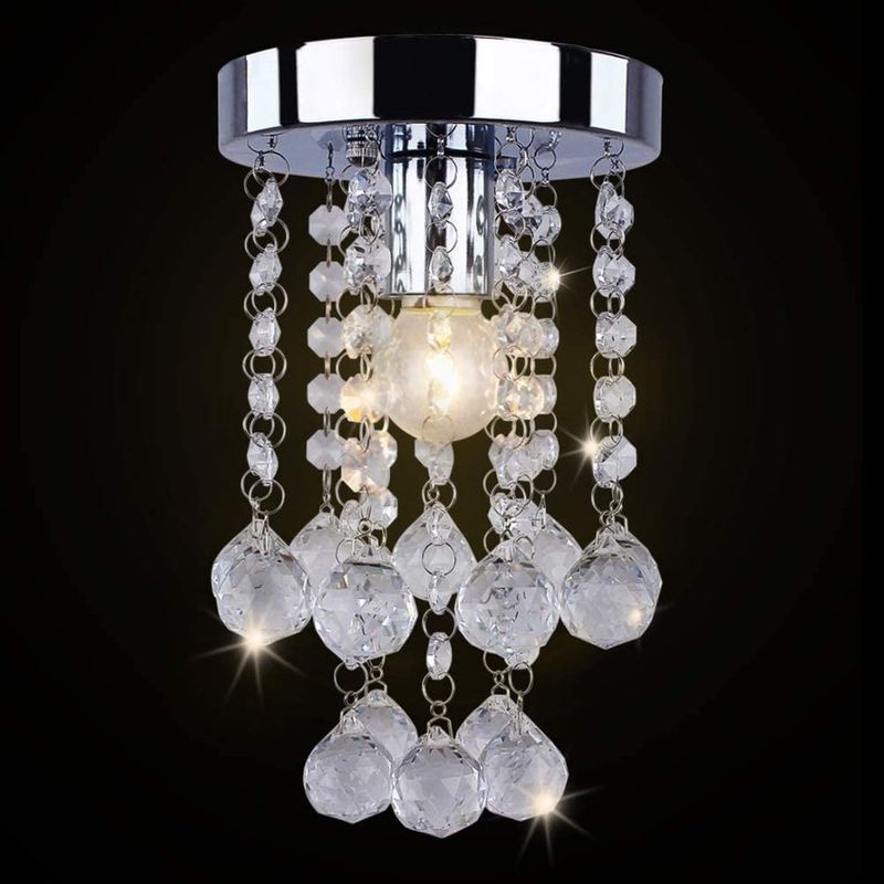 HOME NEAT - Lámpara del techo candelabro de cristal luces de techo ø15cm.