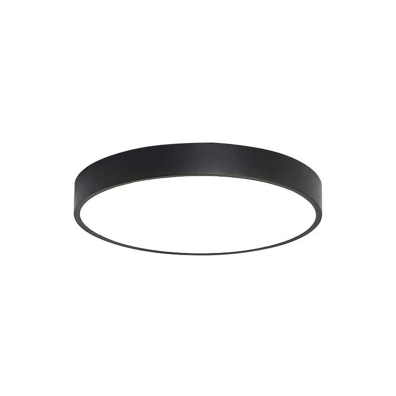 HOME NEAT - Led lámpara de techo minimalista ø30cm tri-color negro.