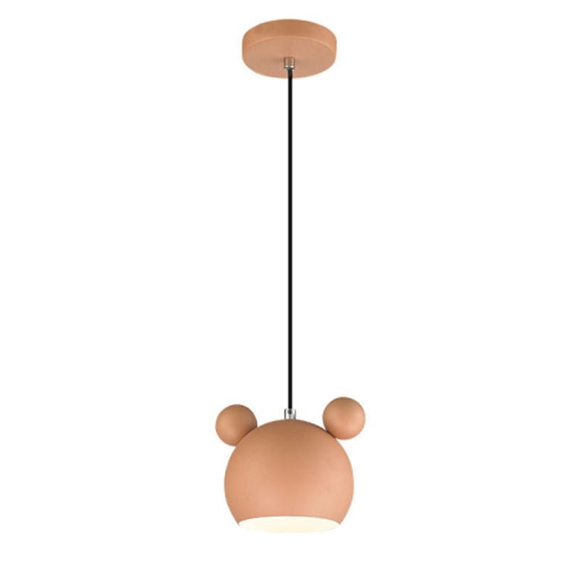 HOME NEAT - Nórdica e27 lámpara colgante de techo hierro micky Rosa