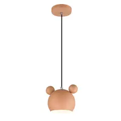 HOME NEAT - Nórdica e27 lámpara colgante de techo hierro micky Rosa