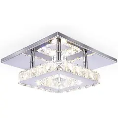 HOME NEAT - Lámpara LED Techo de Cristal