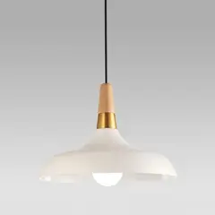 HOME NEAT - Lámpara colgante moderna E27 ø35cm Blanco