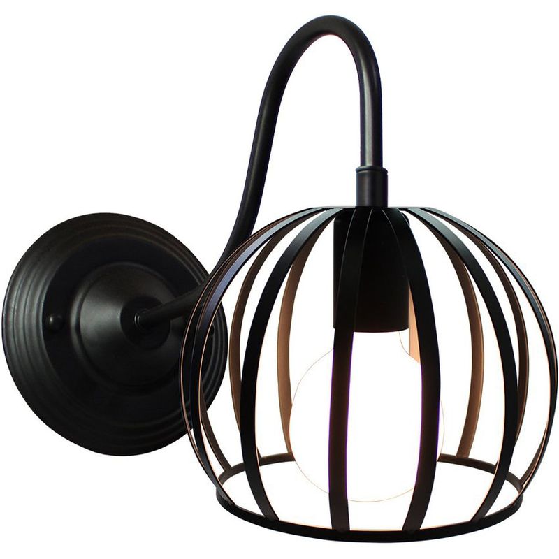 HOME NEAT - Aplique de pared hierro industrial vintage lámpara de pared e27 ø19cm
