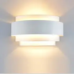 HOME NEAT - Lámpara de pared moderna 25cm Luz cálida