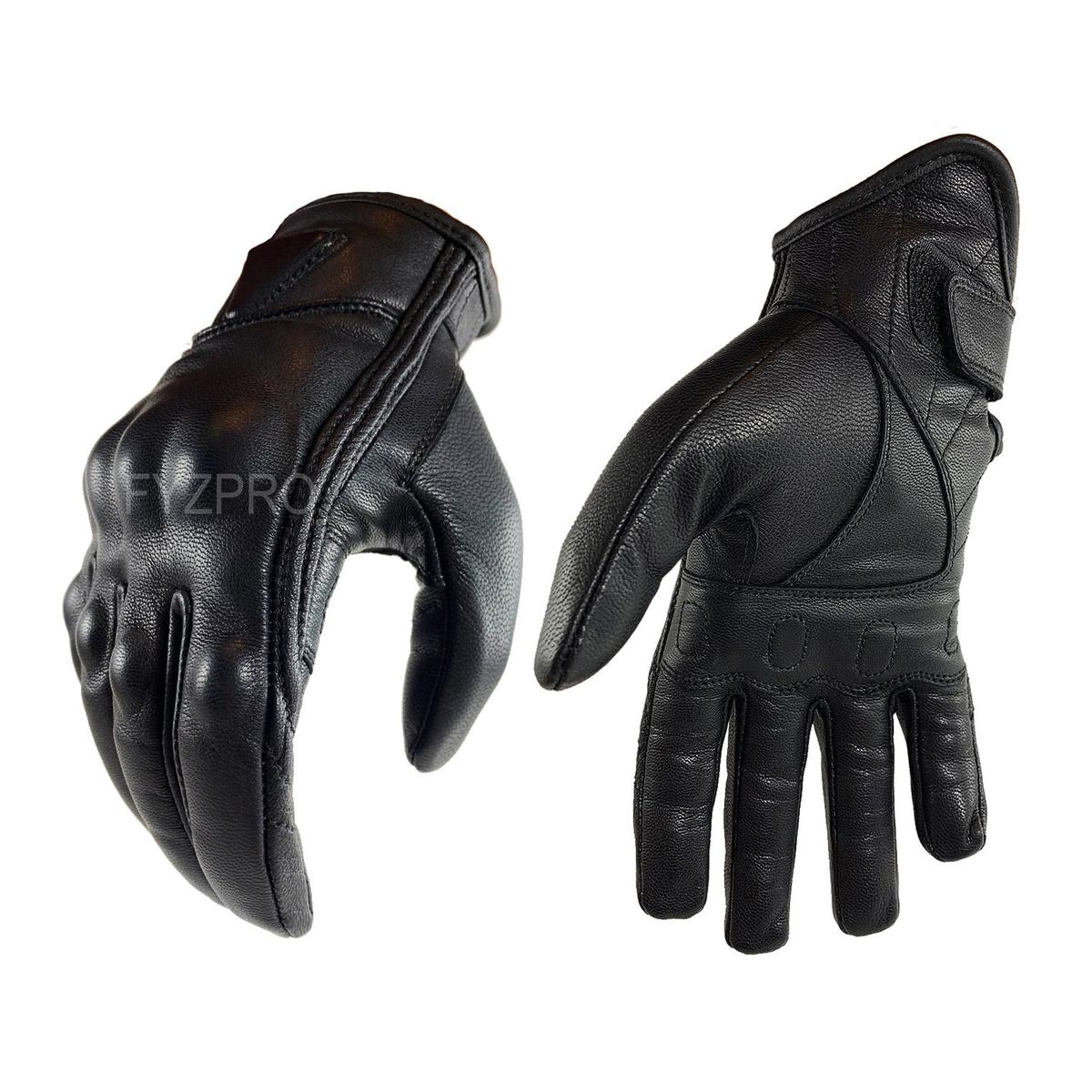 FYZPRO - GUANTE MOTO DE CUERO NEGRO B-SAFE FYZPRO