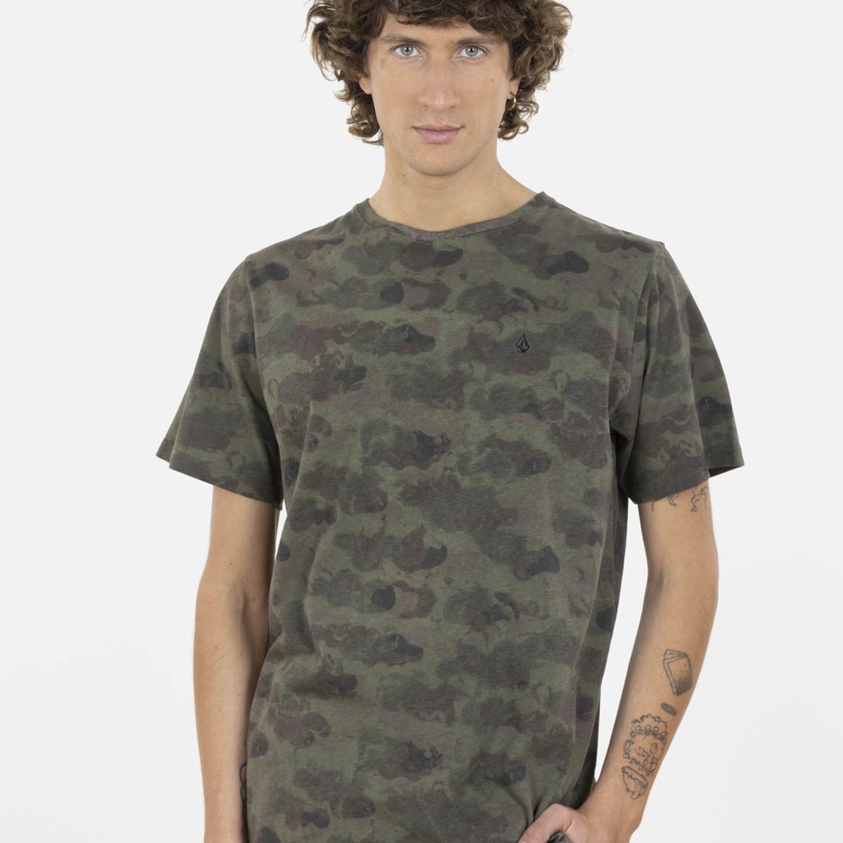 VOLCOM - Polera Roundabout SS Tee Hombre Multicolor Volcom.