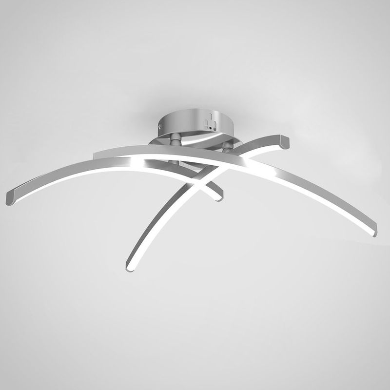HOME NEAT - Lámpara de techo led plafon moderna 18w blanca fría