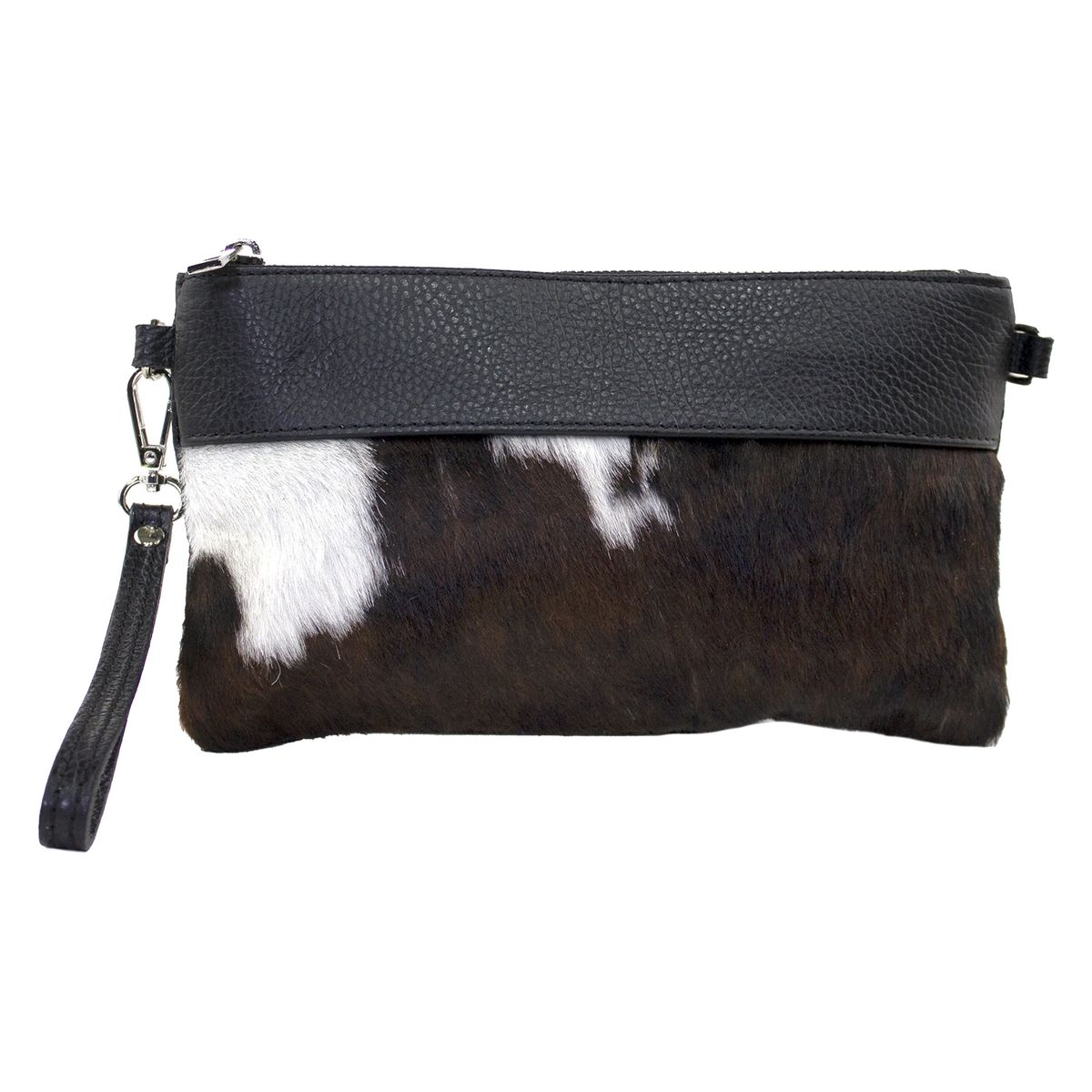 MAILEA - Bandolera cuero cavallino para mujer vaca