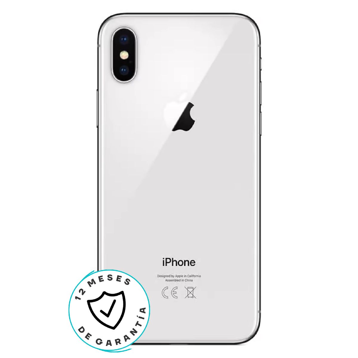 APPLE - iPhone X 64 gb Plata - Reacondicionado