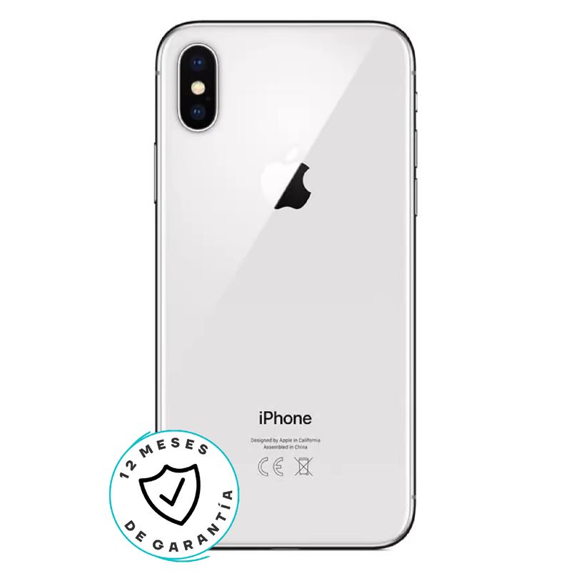 APPLE - iPhone X 64 gb Plata - Reacondicionado