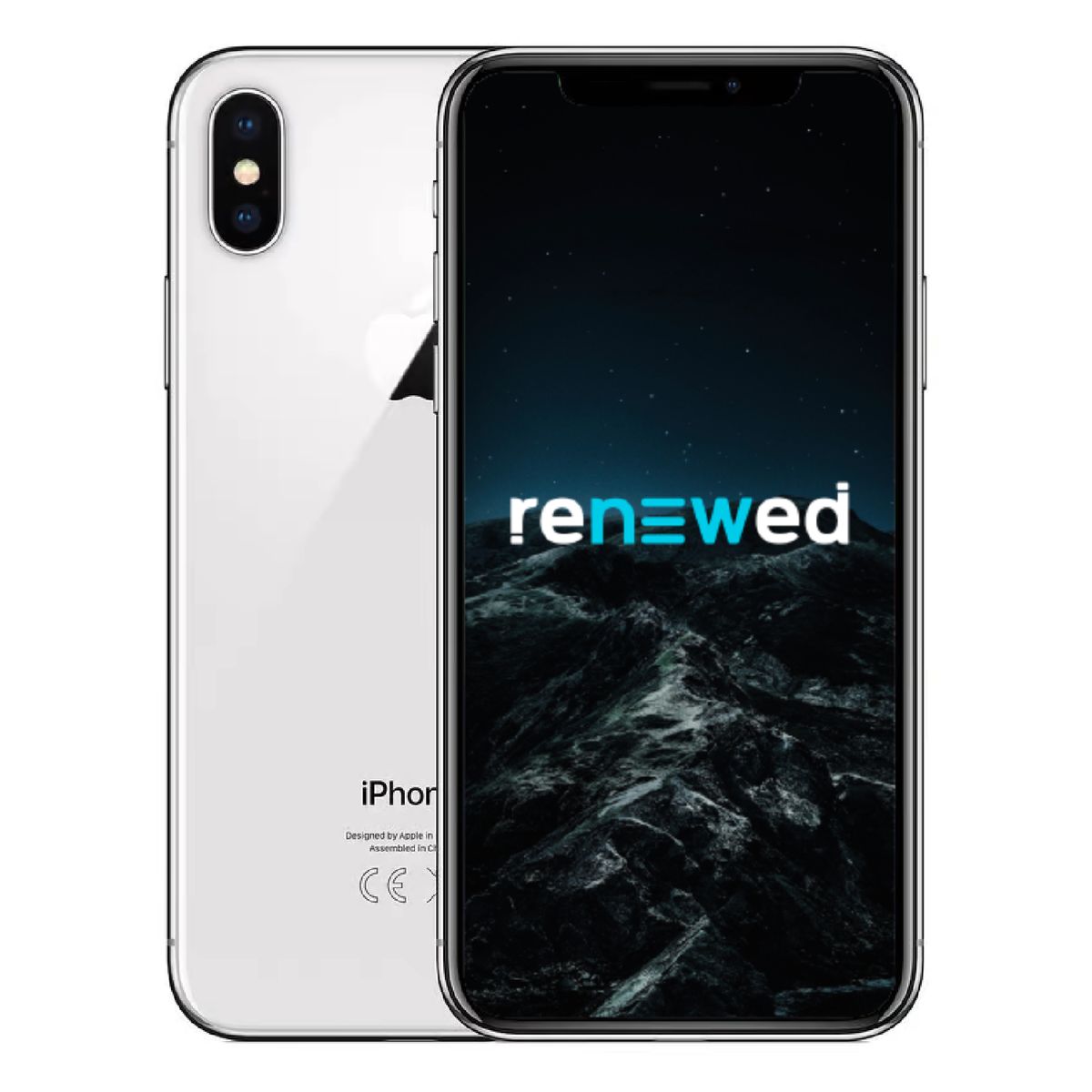 APPLE - iPhone X 64 gb Plata - Reacondicionado