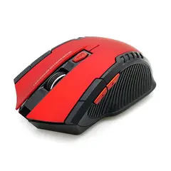 GENERICO - Mouse Gamer Inalámbrico 1600 DPI Bluetooth 2.4 Ghz Windows y Mac 6 Teclas 10 Metros
