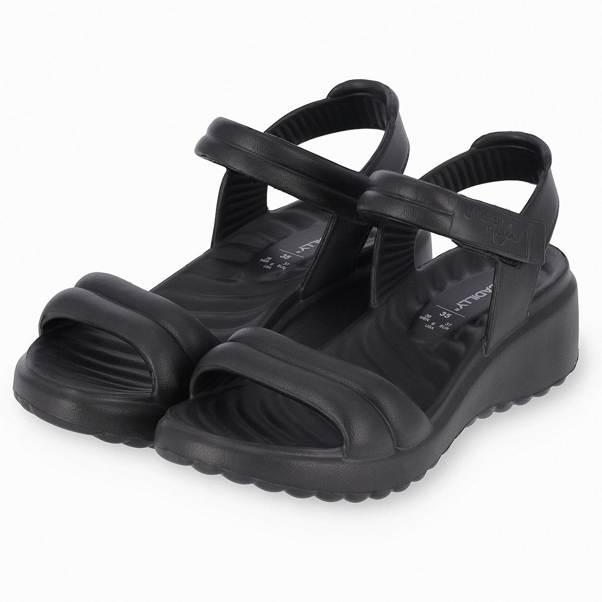 PICCADILLY - Sandalia Mujer 83 Marshmallow Negro Piccadilly