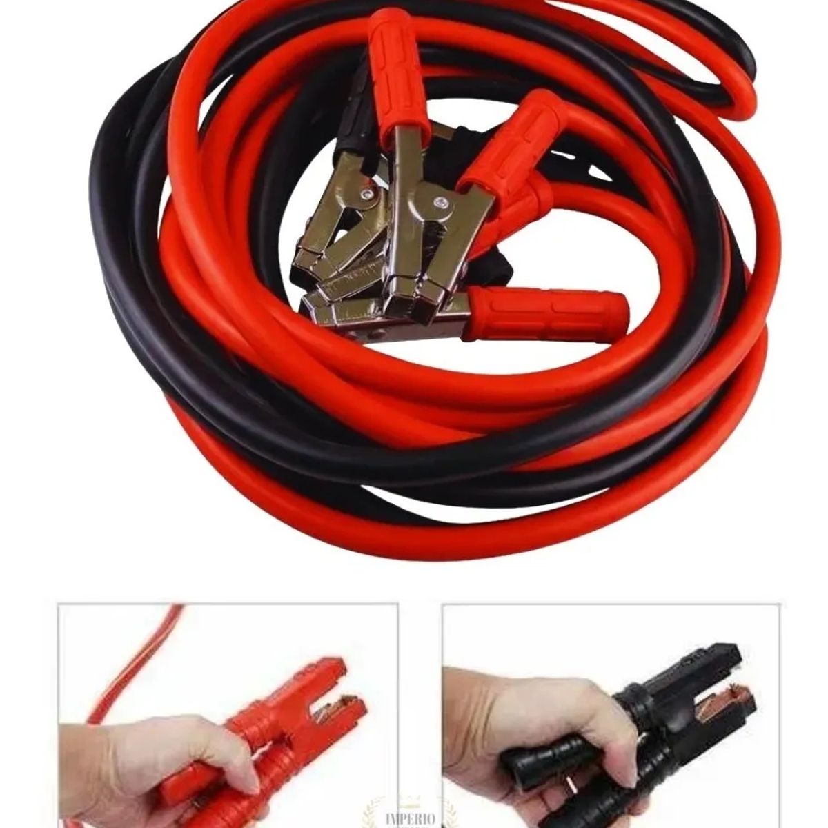 GENERICO - Cable Puente De Batería 800 Amp Roba Corriente Auto