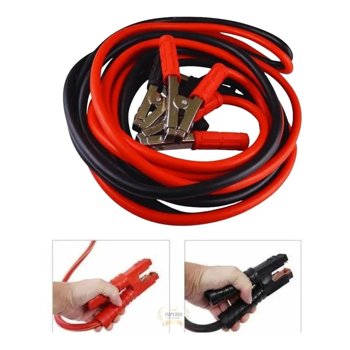 GENERICO - Cable Puente De Batería 800 Amp Roba Corriente Auto