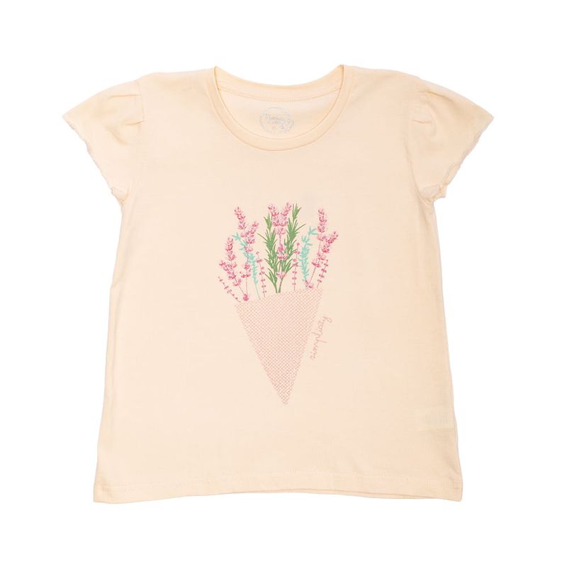 PILLIN - Polera Manga Corta Niña Rosado Pillin - Rosa