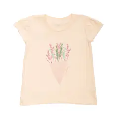 PILLIN - Polera Manga Corta Niña Rosado - Rosa